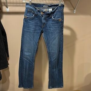 Levi's Slight flare bootcut 70s style blue jeans